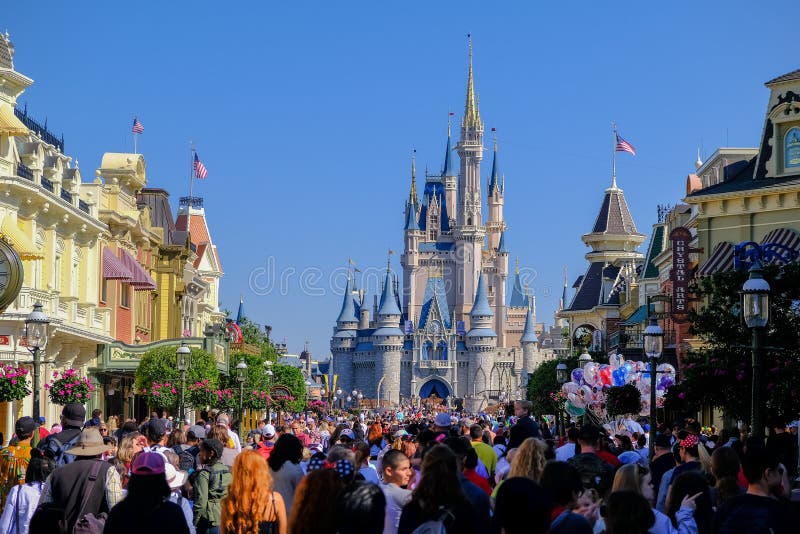 Kasztel w Disney World magii królestwie obraz royalty free Kasztel w Disney World magii królestwie obraz royalty free