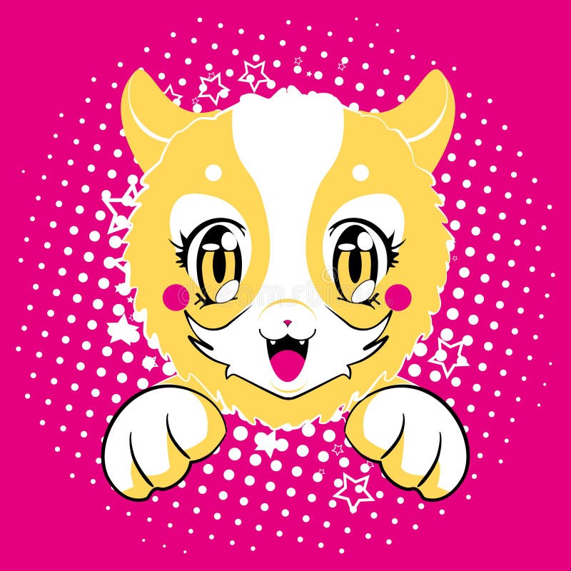 Kat, vectorillustratie, hand getrokken koele kat royalty-vrije illustratie Kat, vectorillustratie, hand getrokken koele kat royalty-vrije illustratie