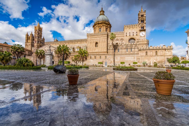 katedralny Palermo Sicily fotografia stock katedralny Palermo Sicily fotografia stock