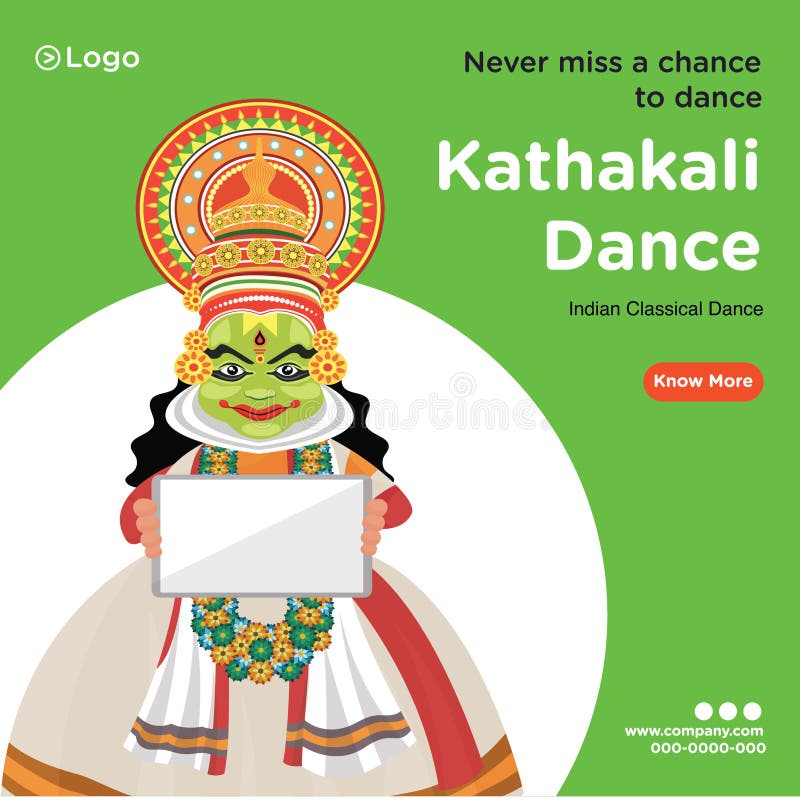 Indian Classic Dance of Kathakali Banner Design Stock Vector - Illustration of blank, cartoon: 221346594 Indian Classic Dance of Kathakali Banner Design Stock Vector - Illustration of blank, cartoon: 221346594