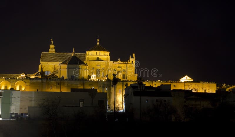 Kathedraal en Moskee van Cordoba royalty-vrije stock afbeelding Kathedraal en Moskee van Cordoba royalty-vrije stock afbeelding