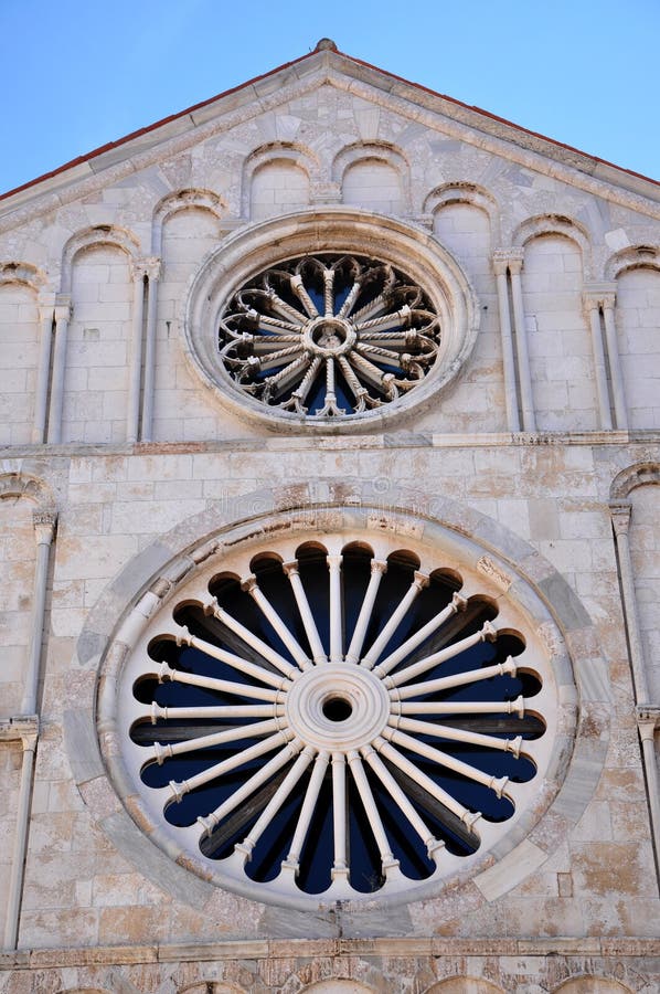 Kathedraal van Heilige Anastasia Zadar, Kroatië royalty-vrije stock afbeelding Kathedraal van Heilige Anastasia Zadar, Kroatië royalty-vrije stock afbeelding