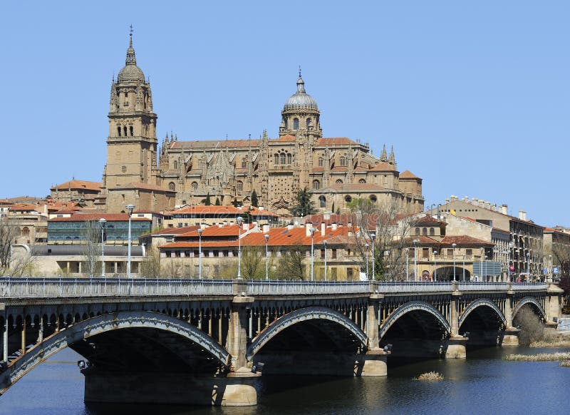 Kathedrale von Salamanca lizenzfreie stockbilder Kathedrale von Salamanca lizenzfreie stockbilder
