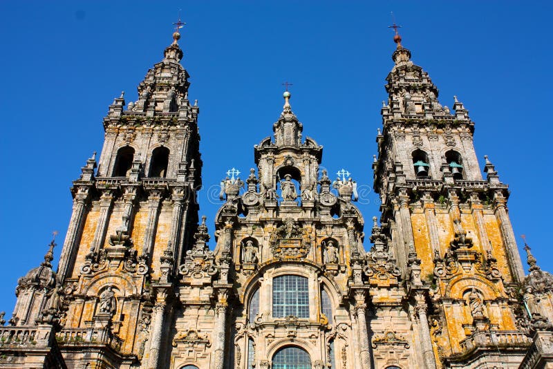 Kathedrale von Santiago de Compostela stockbilder Kathedrale von Santiago de Compostela stockbilder
