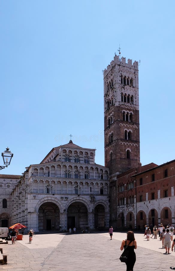Kathedrale von St Martin in Lucca, Italien stockbilder Kathedrale von St Martin in Lucca, Italien stockbilder