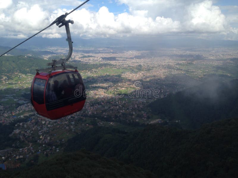 Cable car stock image. Image of cable, nepal, city, kathmandu 117510627