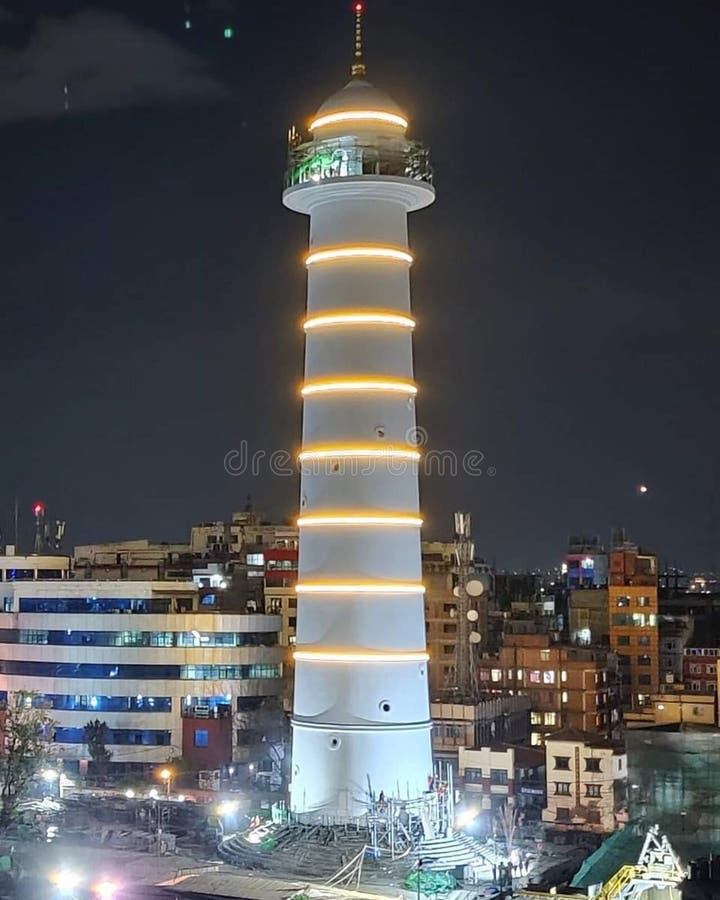 Kathmandu Dharahara Nepal stock photo. Image of nepal 232083576