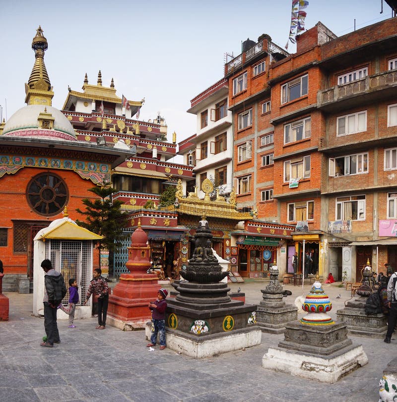 Kathmandu Street View Nepal Editorial Image - Image of heritage