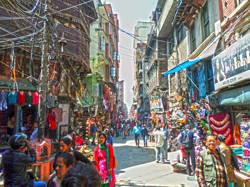 Kathmandu Street View Editorial Stock Photo Image 53542123