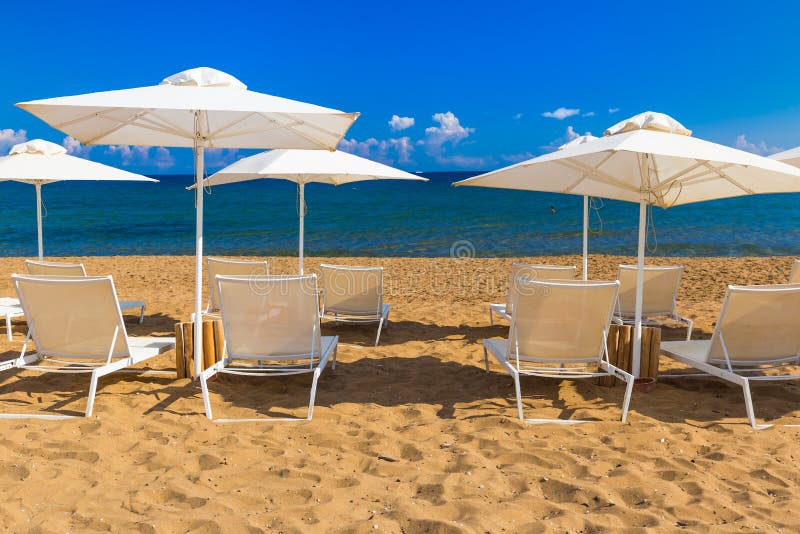 Kato Stalos-Strand, Chania-Präfektur, West-Kreta, Griechenland lizenzfreies stockbild Kato Stalos-Strand, Chania-Präfektur, West-Kreta, Griechenland lizenzfreies stockbild