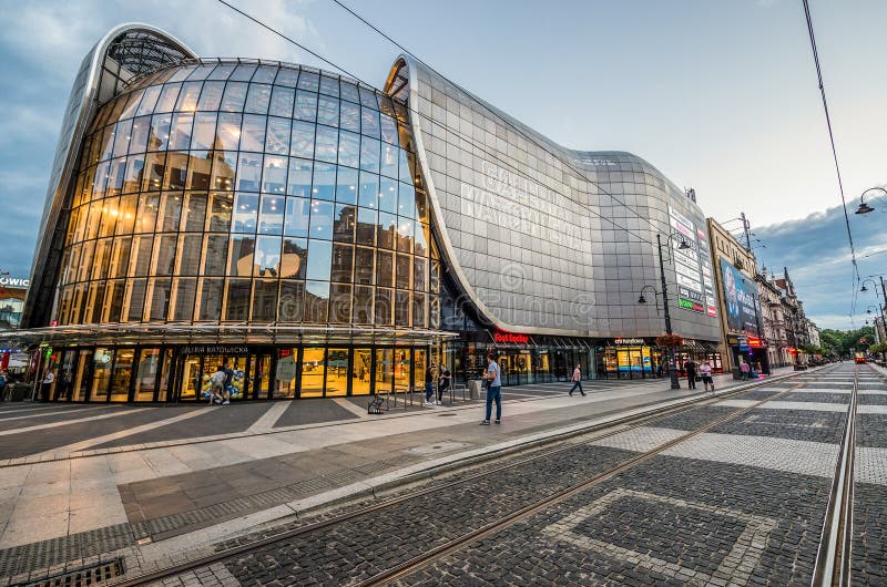 Shopping Mall In Katowice, Silesia, Poland Editorial Stock Photo ...