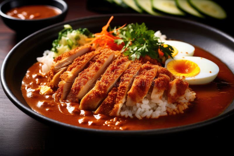 Katsu Curry Food Photography - Made with Generative AI Tools Stock  Illustration - Illustration of night, asian: 279848769