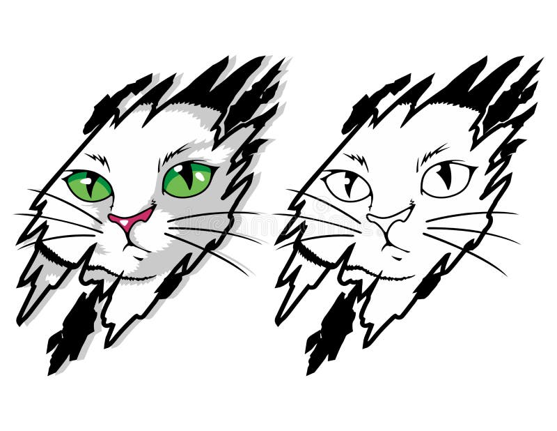 kattmaskottecknad film vektor illustrationer kattmaskottecknad film vektor illustrationer