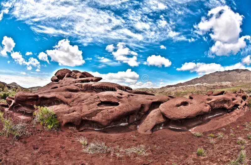 Kattu Tau rock in Altyn Emel Kazakhstan