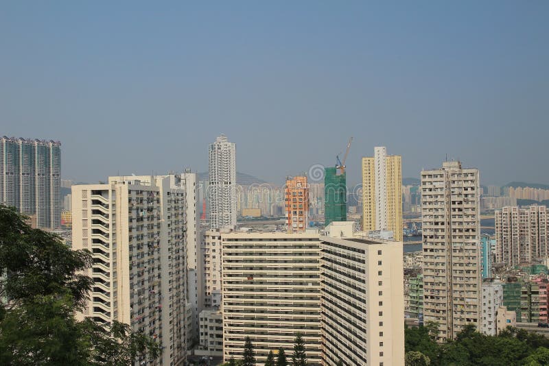 Kau Pui Lung Road, Lok Man Sun Chuen Stock Image Image of estate