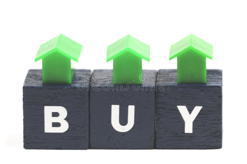 Kaufen oder Verkauf? stockfoto. Bild von obtain, luxus - 8448848