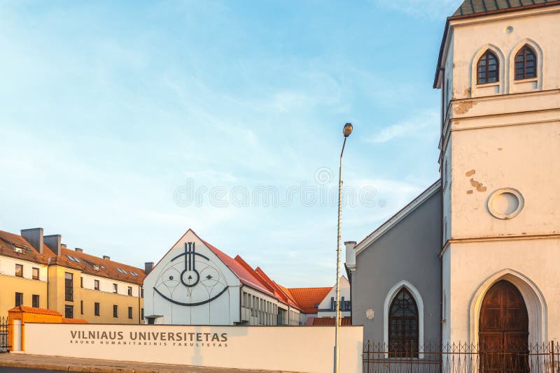 Kaunas, Lithuania, November 3, 2014. Vilnius University branch in Kaunas