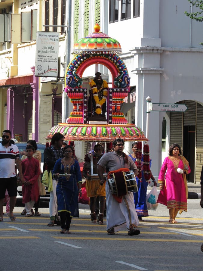 Kavadi στην παλαιός-πόλη Ipoh στοκ εικόνα με δικαίωμα ελεύθερης χρήσης Kavadi στην παλαιός-πόλη Ipoh στοκ εικόνα με δικαίωμα ελεύθερης χρήσης