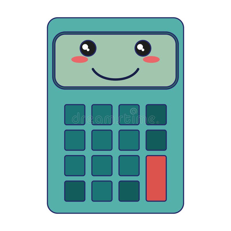 Kawaii Calculator Stock Illustrations 106 Kawaii Calculator
