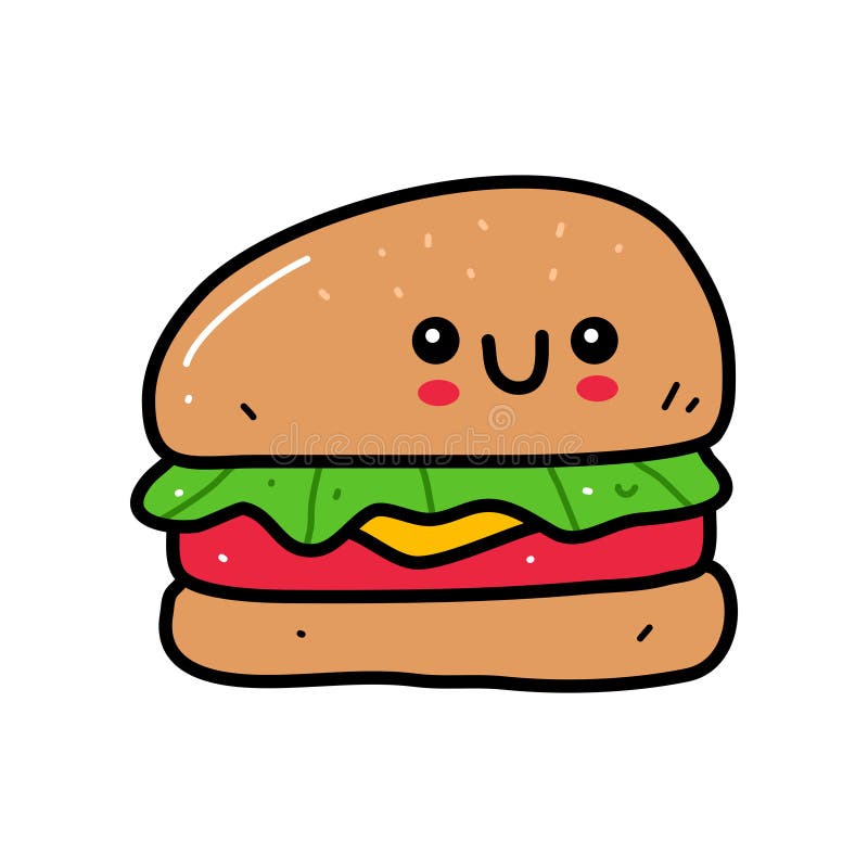 Kawaii Burger Stock Illustrations 410 Kawaii Burger Stock Illustrations Vectors Clipart Dreamstime