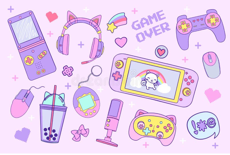 Gamer girl retro HD wallpapers  Pxfuel