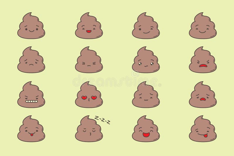 Kawaii-Heck stock abbildung Kawaii-Heck stock abbildung