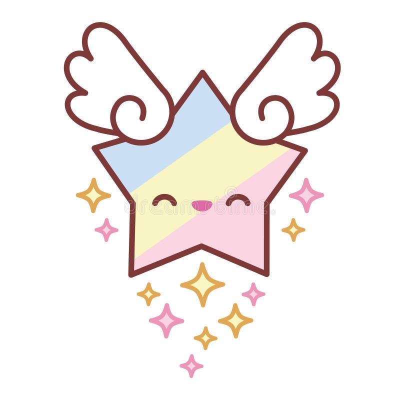 Kawaii Stern Clipart, niedliche Sterne ClipArt, Galaxy glücklich lustige  Gesicht Emoji Ausdruck Cartoon Charakter digital Regenbogen PNG Grafik  Download -  Österreich