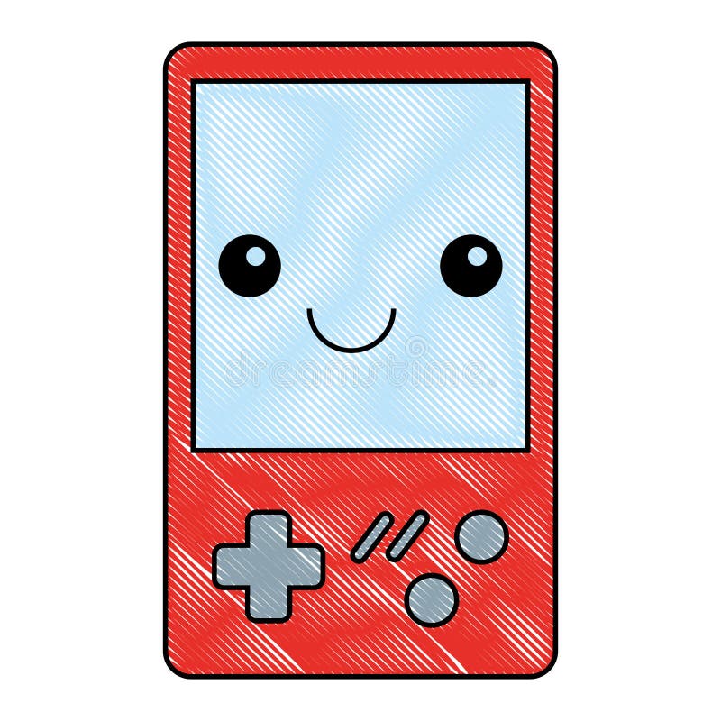 Desenhos Animados Do Console Do Jogo De V?deo De Kawaii Ilustração do Vetor - Ilustração de virtual, isolado: 143665375