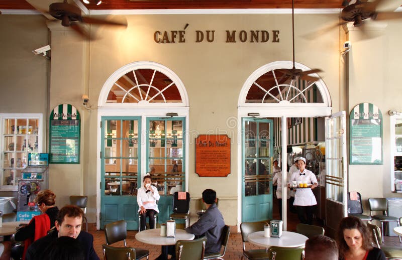 Kawiarni du sławny monde nowy Orleans