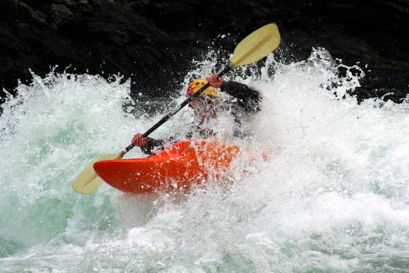 Kayak stock photo. Image of recreation, sport, rapids, boat 248778