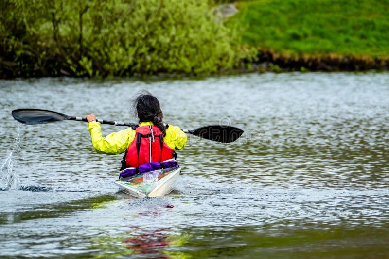 Kayak Racing on the Lake in Wales Editorial Image Image of snowdonia