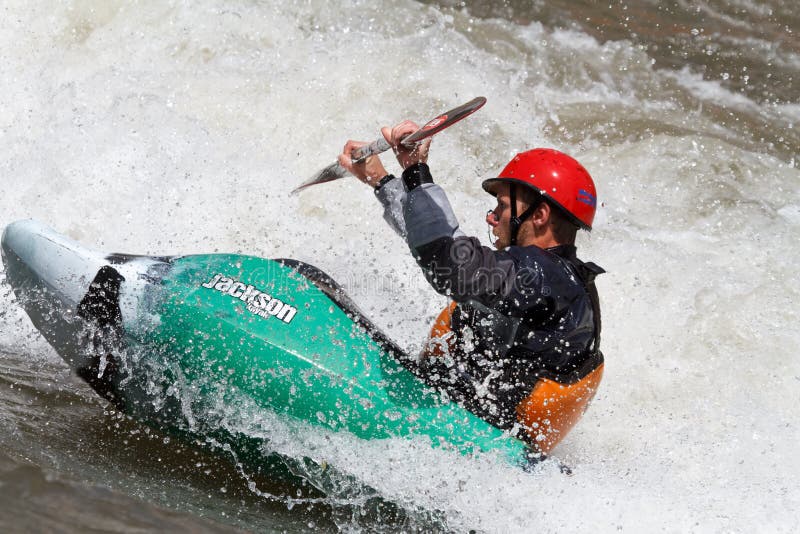 Kayaker competition