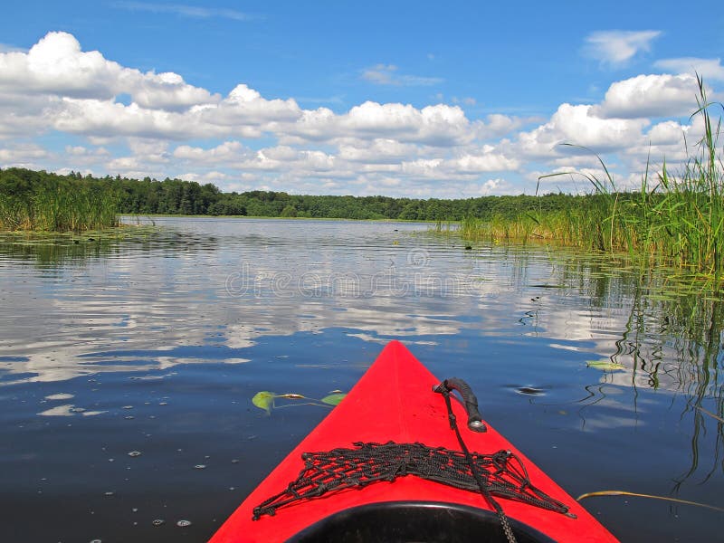 Kayaking στοκ φωτογραφία με δικαίωμα ελεύθερης χρήσης