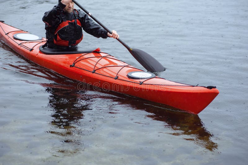 Kayaking on the River, Front View05 Stock Image Image of kayak