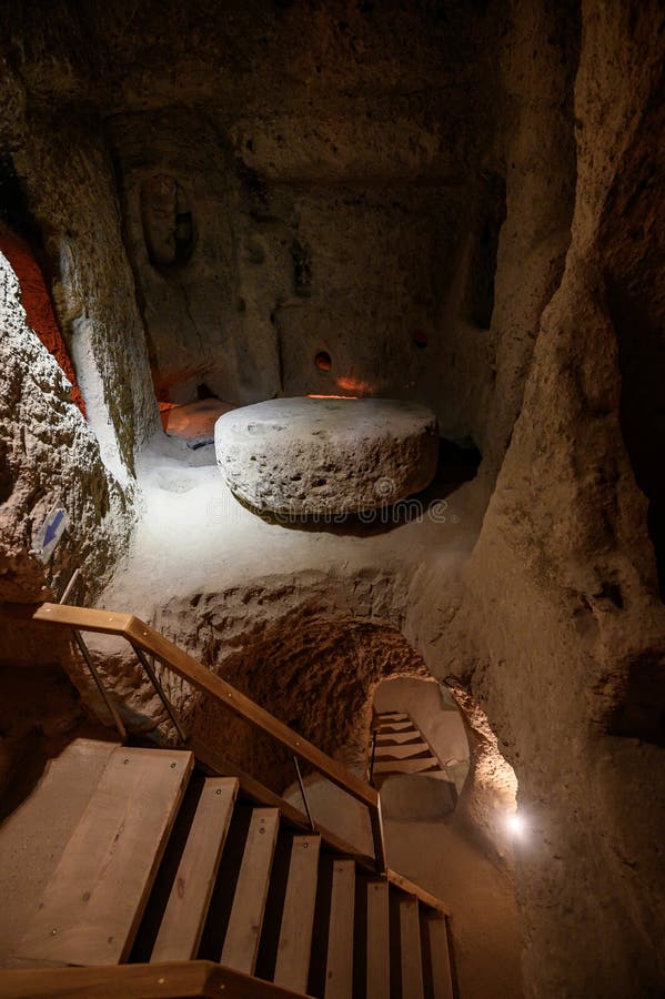 Kaymakli Underground Cave City in Turkey Editorial Image Image of