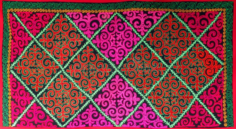 Kazakh felt carpet