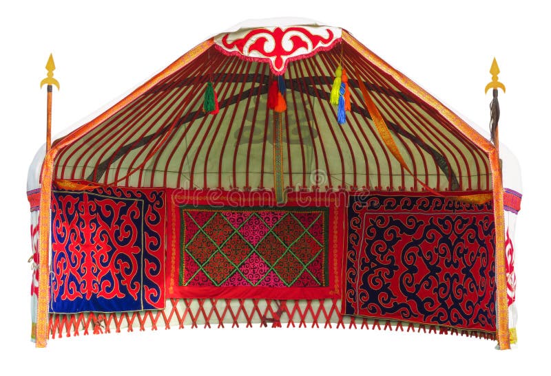 Kazakh yurt isolated