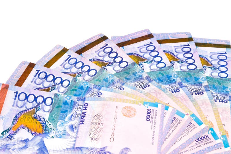 Tenge 10000. stock photo. Image of kazakhstan, asia, banknote - 20840212