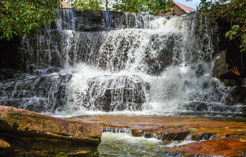 Kbal Chhay waterfall located in Khan Prey Nup about 16 kilometers north of the downtown Sihanoukville