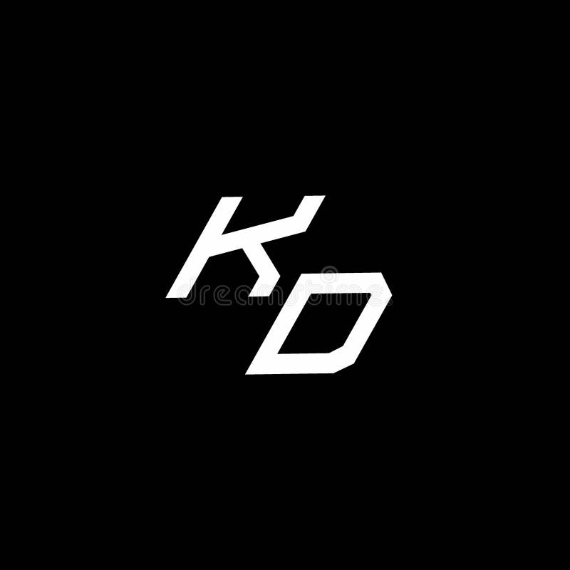 KD Logo Monogram with Up To Down Style Modern Design Template Stock ...