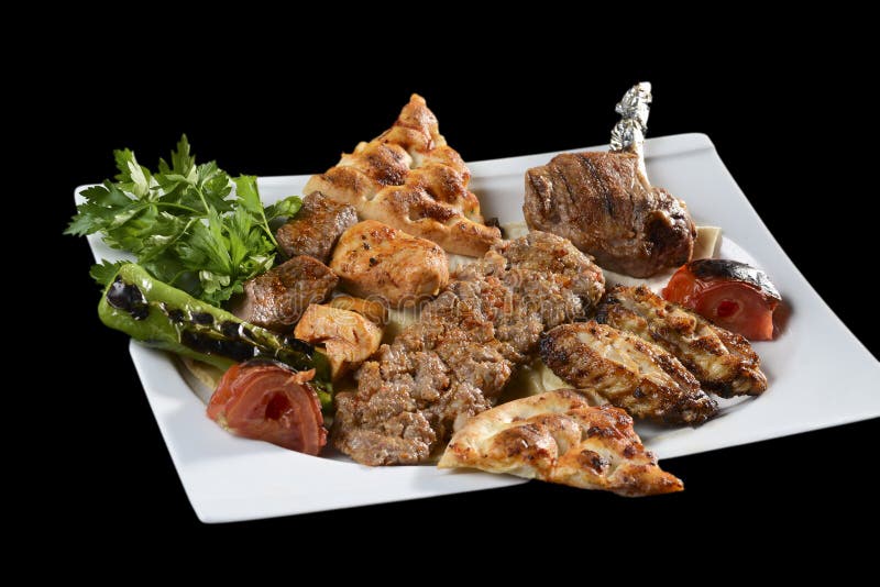 Kebab misto fotografia stock