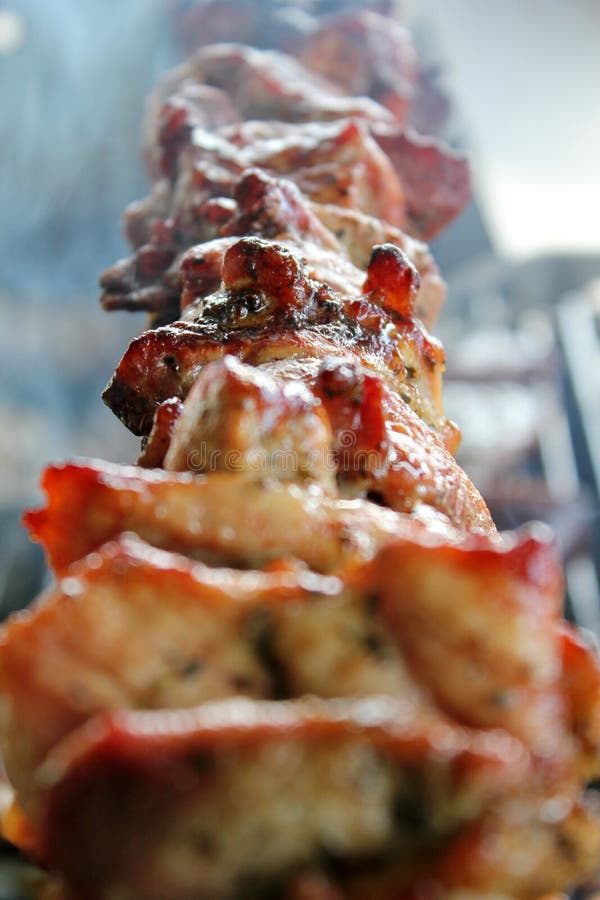 Kebab wieprzowina obrazy stock