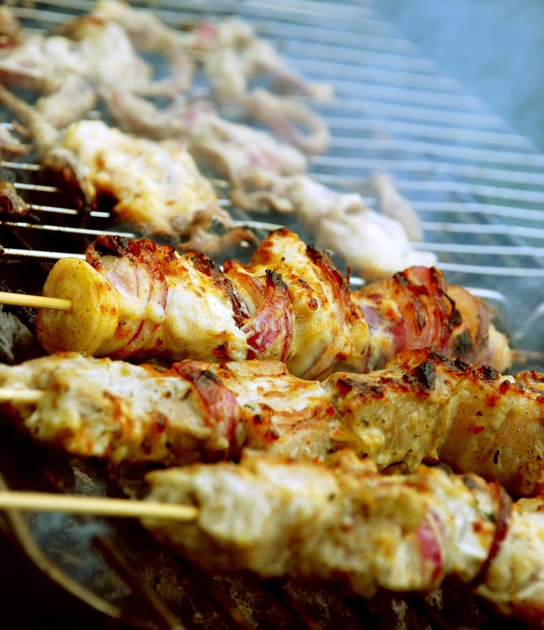 Kebab wieprzowina fotografia royalty free