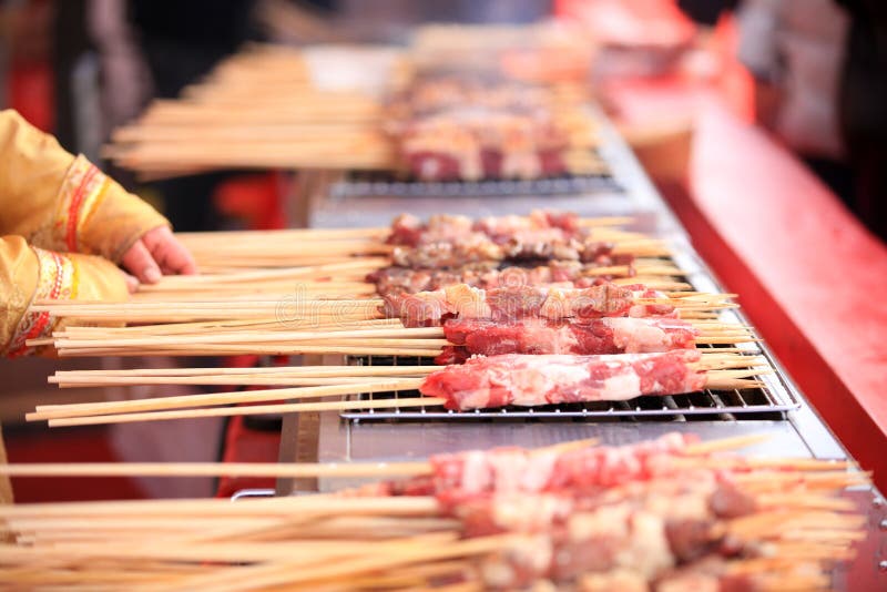 Kebabs royalty free stock photo