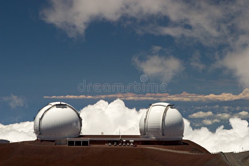 Keck Telescope stock image. Image of volcano, scientific 68133