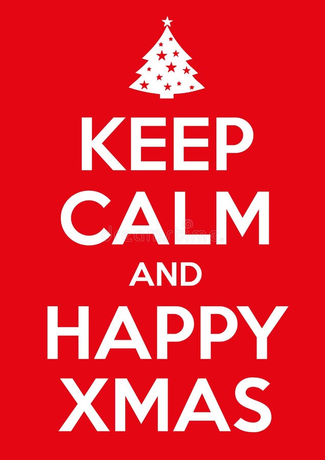 Keep calm xmas vector illustration Keep calm xmas vector illustration