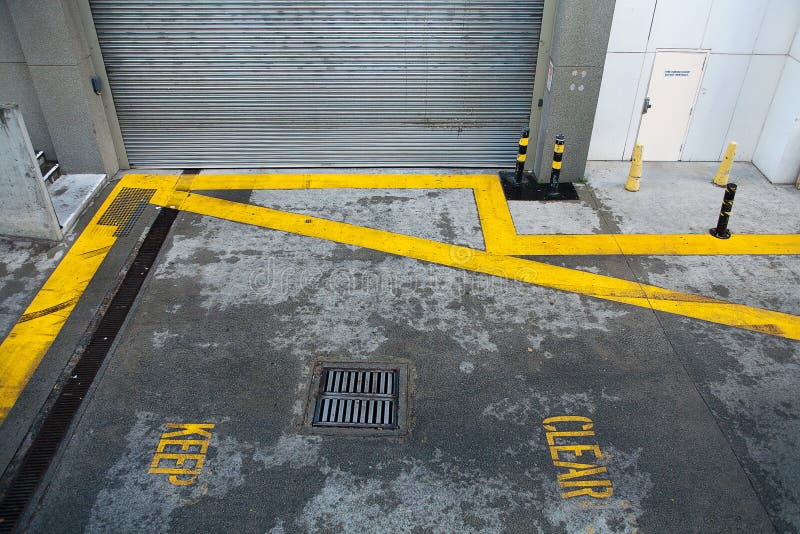 Keep Clear road markings stock image. Image of street 63626025