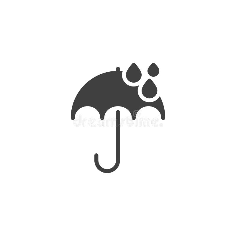 Keep dry vector icon stock vector. Illustration of vector - 252317861