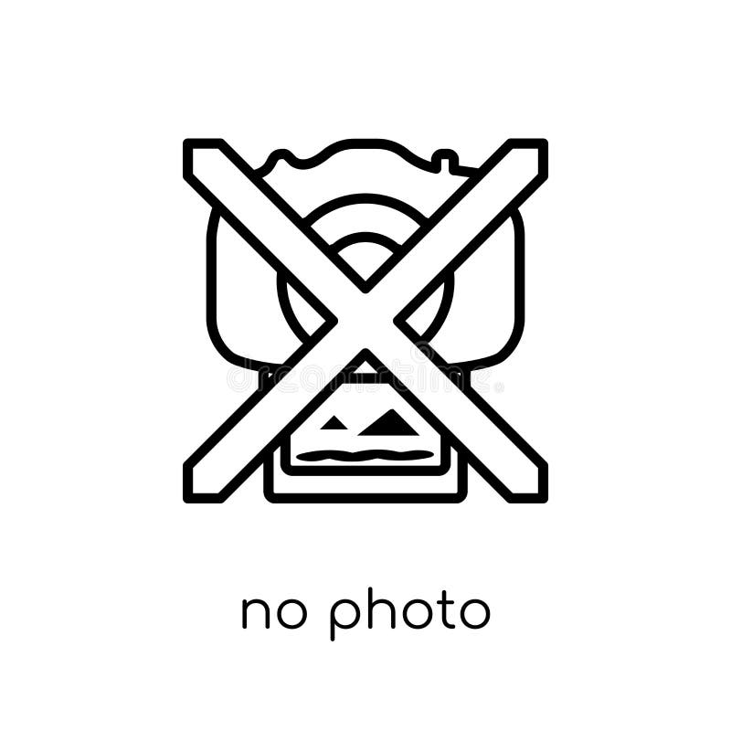 Keine Fotozeichenikone von der Museumssammlung stock abbildung Keine Fotozeichenikone von der Museumssammlung stock abbildung
