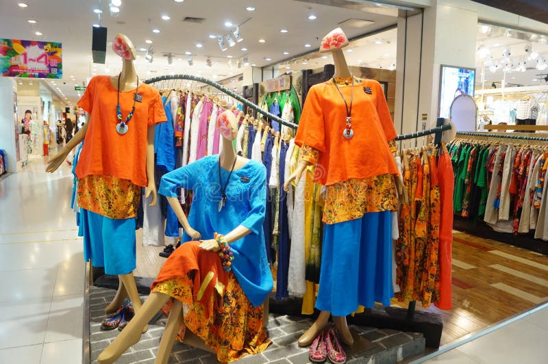 Bekleidungsgeschäft lizenzfreie stockbilder
